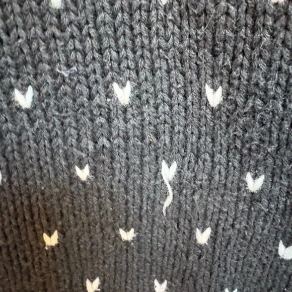 Vintage Paris Sport Club Floral Knit Sweater Black Pink White Size M - Picture 6 of 7